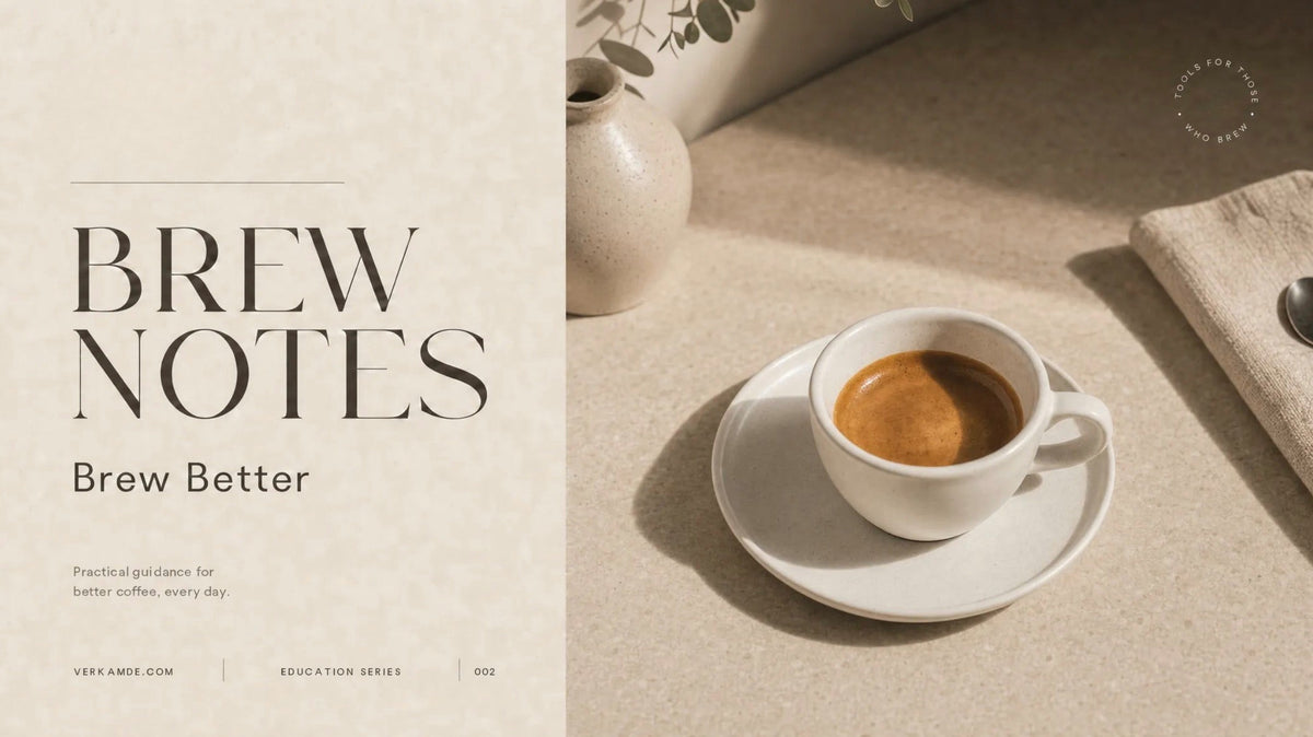 Espresso 的基準：配方、變數與判斷